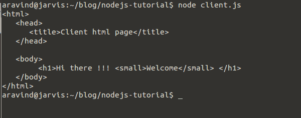 node.js-cilent-response