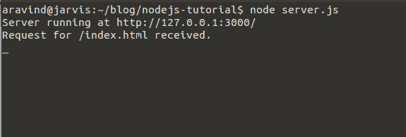 node.js-server-response