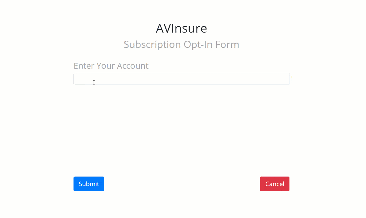 Existing Subscription Handling